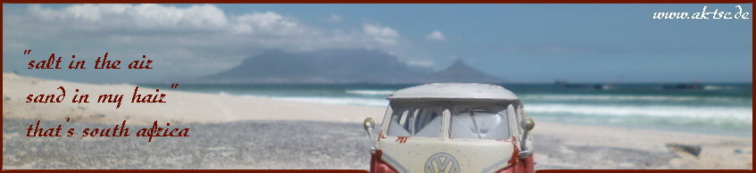 Blick auf den Tafelberg vom Bloubergstrand