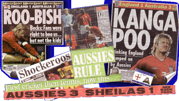 England-Australia head lines