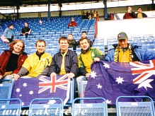 Aussie fans in Teplice