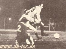 Mike Denton in action against Ireland XI
