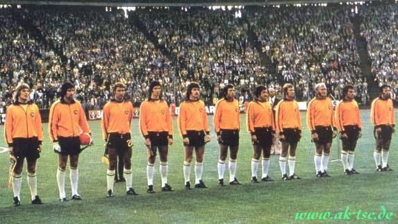 The team against West Germany