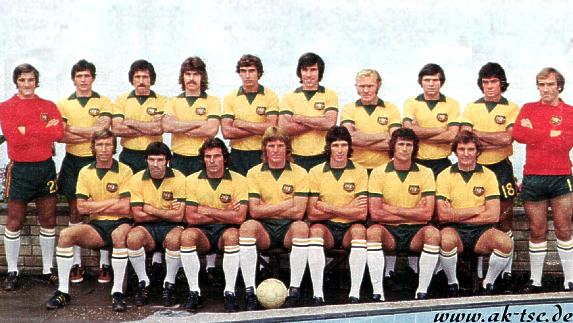 Socceroos 1974  World Cup Squad 180x80mm 