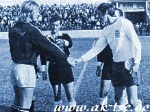 Erstmals Kapitän, 1971 gegen eine englische Auswahl
