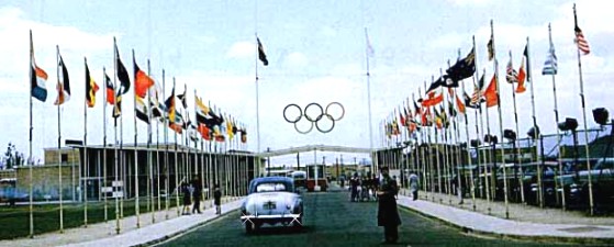 Into the Olympic Games Village, Heidelberg-Melbourne